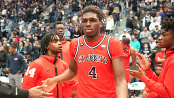 St. John's basketball forward O'Mar Stanley (Photo by Mitchell Layton/Getty Images)