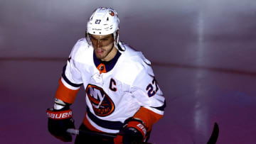 Anders Lee #27 of the New York Islanders. (Photo by Elsa/Getty Images)