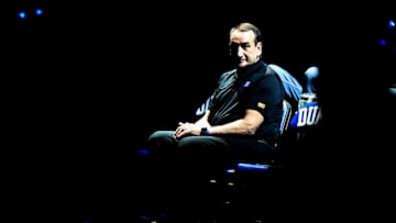 Duke basketball head coach Mike Krzyzewski (Photo by Lance King/Getty Images)