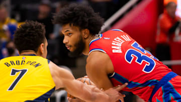 Detroit Pistons forward Marvin Bagley III Credit: Raj Mehta-USA TODAY Sports