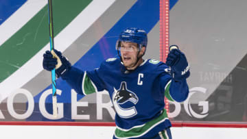 Bo Horvat #53 of the Vancouver Canucks (Photo by Rich Lam/Getty Images)