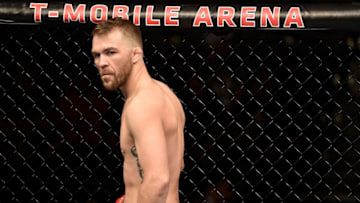 LAS VEGAS, NV - MARCH 03: Bryan Caraway prepares to fight Cody Stamann in their bantamweight bout during the UFC 222 event inside T-Mobile Arena on March 3, 2018 in Las Vegas, Nevada. (Photo by Jeff Bottari/Zuffa LLC/Zuffa LLC via Getty Images)