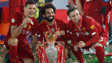Liverpool, Mohamed Salah, Dejan Lovren (Photo by PHIL NOBLE/POOL/AFP via Getty Images)