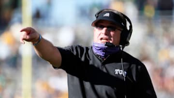 Gary Patterson Mandatory Credit: Raymond Carlin III-USA TODAY Sports