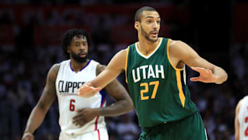 LOS ANGELES, CA - APRIL 30: Rudy Gobert (Photo by Sean M. Haffey/Getty Images)