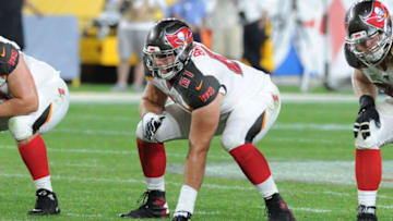 South Carolina football graduate Zach Bailey with the Tampa Bay Buccaneers. Mandatory Credit: Philip G. Pavely-USA TODAY Sports