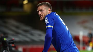 Jamie Vardy of Leicester City (Photo by Marc Atkins/Getty Images)