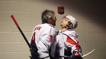 Alex Ovechkin, Michal Kempny, Washington Capitals (Photo by Bruce Bennett/Getty Images)