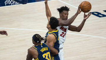 Indiana Pacers, Malcolm Brogdon, Myles Turner - Credit: Trevor Ruszkowski-USA TODAY Sports