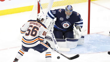Kailer Yamamoto #56, Edmonton Oilers Mandatory Credit: James Carey Lauder-USA TODAY Sports