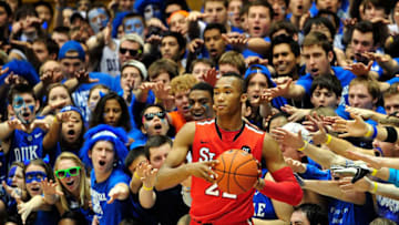 Former St. John's basketball star Amir Garrett playing Duke at Cameron Indoor Stadium