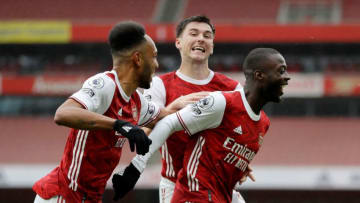 Nicolas Pepe, Arsenal (Photo by KIRSTY WIGGLESWORTH/POOL/AFP via Getty Images)