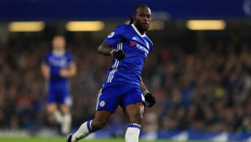 LONDON, ENGLAND - JANUARY 22: Victor Moses of Chelsea in action during the Premier League match between Chelsea and Hull City at Stamford Bridge on January 22, 2017 in London, England. (Photo by Richard Heathcote/Getty Images)