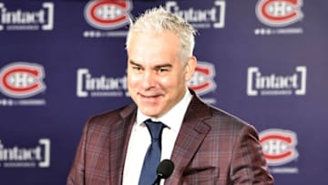 Nov 29, 2021; Montreal, Quebec, CAN; Montreal Canadiens head coach Dominique Ducharme. Mandatory Credit: Jean-Yves Ahern-USA TODAY Sports