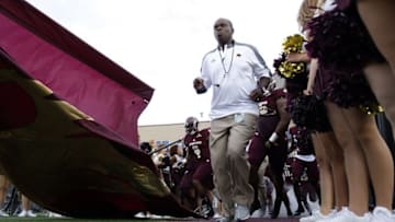 Texas State Bobcats head coach Everett Withers has much to learn from in 2017. Mandatory Credit: Soobum Im-USA TODAY Sports