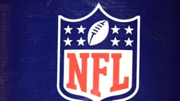 General view NFL logo during an NFL game between the Chicago Bears and Detroit Lions at Ford Field. Mandatory Credit: Andrew Weber-USA TODAY Sports