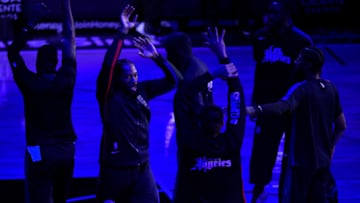 Mar 27, 2021; Los Angeles, California, USA; LA Clippers forward Kawhi Leonard (2) is introduced before the game against the Philadelpha 76ers at Staples Center. Mandatory Credit: Kelvin Kuo-USA TODAY Sports