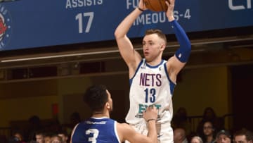 Brooklyn Nets Long Island Nets Dzanan Musa/ Mandatory Copyright Notice: Copyright 2019 NBAE (Photo by David Dow/NBAE via Getty Images)
