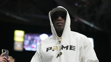 Auburn football fans were enlightened with incriminating video proving why Deion Sanders wasn't hired as Tigers head coach Mandatory Credit: Ron Chenoy-USA TODAY Sports