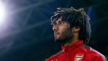 SYDNEY, AUSTRALIA - JULY 15: Mohamed Elneny of Arsenal enters the field of play during the match between the Western Sydney Wanderers and Arsenal FC at ANZ Stadium on July 15, 2017 in Sydney, Australia. (Photo by Zak Kaczmarek/Getty Images)