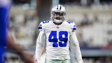 Jamize Olawale #49 of the Dallas Cowboys . (Photo by Wesley Hitt/Getty Images)