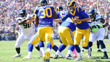 LOS ANGELES, CA - OCTOBER 08: Jared Goff (Photo by Harry How/Getty Images)