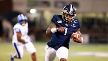 Shai Werts #1 of the Georgia Southern Eagles (Photo by Chris Thelen/Getty Images)