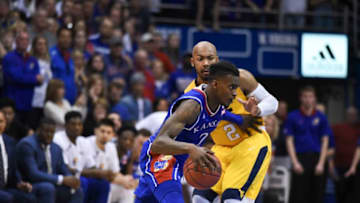 LAWRENCE, KS - FEBRUARY 17: Lagerald Vick