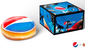 Pepsi teamed up with LA favorite, Randy’s Donuts, for the first-ever limited-edition Pepsi ColaCream Donut, available for purchase starting January 23. Photo provided by Pepsi
