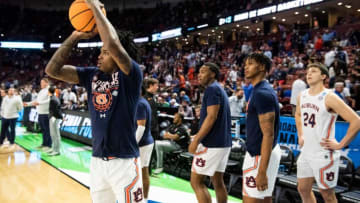Auburn basketball head coach Bruce Pearl claims that two positions have already named starters ahead of the 2022-23 season Mandatory Credit: The Montgomery Advertiser