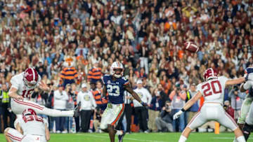 Twitter responded to On3's hypothetical about Alabama and Auburn football joining the SEC East when Texas and Oklahoma join the conference Mandatory Credit: The Montgomery Advertiser