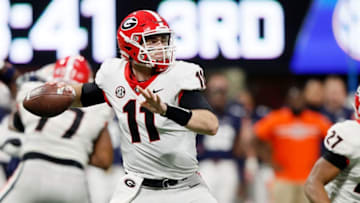 ATLANTA, GA - DECEMBER 02: Jake Fromm (Photo by Jamie Squire/Getty Images)