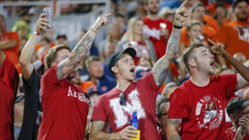 Nebraska Cornhuskers fans are seen during the game (Photo by Michael Hickey/Getty Images)