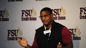 FSU linebackers coach Chris Marve at the FSU National Signing Day Party on Feb. 5, 2020.Img 4540