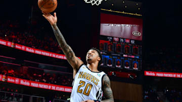 John Collins #20 of the Atlanta Hawks (Photo by Scott Cunningham/NBAE via Getty Images)