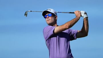 ST SIMONS ISLAND, GEORGIA - NOVEMBER 20: Kevin Streelman of the United States plays his shot from the sixth tee during the second round of The RSM Classic at the Seaside Course at Sea Island Golf Club on November 20, 2020 in St Simons Island, Georgia. (Photo by Sam Greenwood/Getty Images)