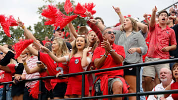 Fans of the Georgia Mens Track and Field (Photo by Frederick Breedon/Getty Images)