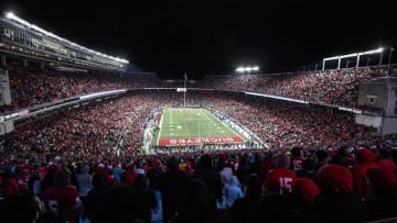 Nov 21, 2015; Columbus, OH, USA; A general view of the record crowd of 108,975 at the game between the Ohio State Buckeyes and Michigan State Spartans at Ohio Stadium. Michigan State won the game 17-14. Mandatory Credit: Greg Bartram-USA TODAY Sports