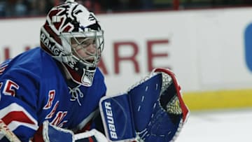 RALEIGH, NC - OCTOBER 9: Goaltender Mike Richter (Photo by Craig Jones/Getty Images/NHLI)