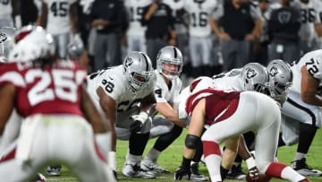 GLENDALE, AZ - AUGUST 12: Derek Carr