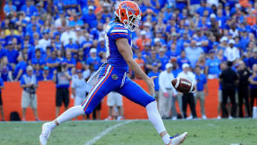 Tommy Townsend #43 of the Florida Gators (Photo by Sam Greenwood/Getty Images)