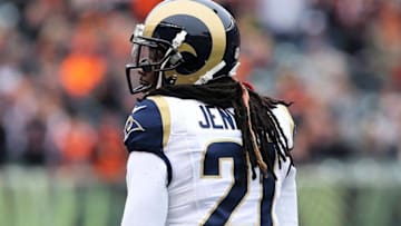 Nov 29, 2015; Cincinnati, OH, USA; St. Louis Rams cornerback Janoris Jenkins (21) against the Cincinnati Bengals at Paul Brown Stadium. The Bengals won 31-7. Mandatory Credit: Aaron Doster-USA TODAY Sports