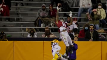 DeVonta Smith, Alabama Crimson Tide. (Mandatory Credit: Derick E. Hingle-USA TODAY Sports)