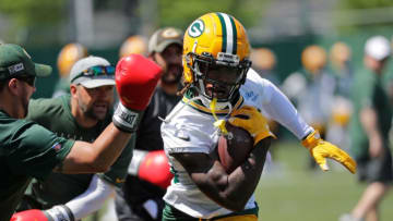 Green Bay Packers wide receiver Juwann Winfree (88) participates in minicamp practice Wednesday, June 9, 2021, in Green Bay, Wis.Cent02 7g5lnhcpwf5144uzx71c Original