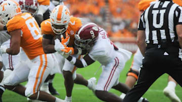 Auburn football fans reveled in Alabama Crimson Tide fans complaining about the refereeing during Tennessee's Third Saturday in October victory Mandatory Credit: USA TODAY