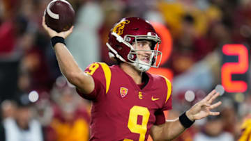 Kedon Slovis, USC Trojans. (Mandatory Credit: Robert Hanashiro-USA TODAY Sports)