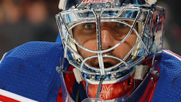 NEWARK, NJ - DECEMBER 2: Henrik Lundqvist (Photo by Bruce Bennett/Getty Images)