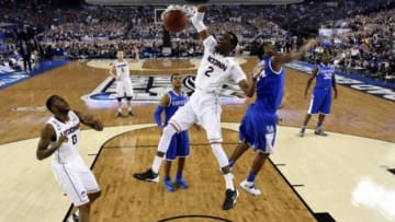 DeAndre Daniels looks to make the jump to the NBA after winning the NCAA Title with UCONN. Mandatory Credit: Pool Photo-USA TODAY Sports