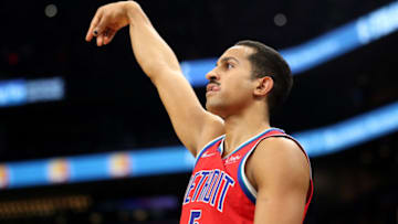 Detroit Pistons guard Frank Jackson (5) Credit: Mark J. Rebilas-USA TODAY Sports