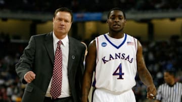 Sherron Collins #4 of the Kansas Jayhawks (Photo by Gregory Shamus/Getty Images)